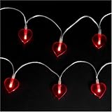 Red Heart LED Fairy Lights
