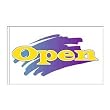 Open Flag Highlight Design 2 - 3ft x 5ft Superknit Polyester