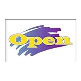 Open Flag Highlight Design 2 - 3ft x 5ft Superknit Polyester