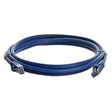 (10 PACK) 7 FT RJ45 CAT 5E MOLDED NETWORK CABLE - BLUE