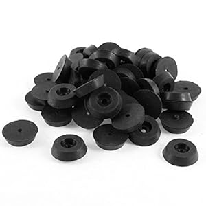 Conical Shape Cover Furniture Chair Leg Tips Foot Pads 18x15x5mm 50Pcs