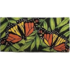 Monarch Butterfly Coir Doormat-XL by 
