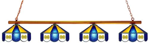 University of Michigan Wolverines Pool Table Light