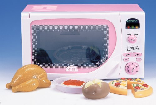 Childrens Toyshop  Toys : Casdon 492 PINK Toy Delonghi Microwave