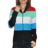 Mexx Womens Warm Knitted Zip Up Sweater / Jumper Jacket