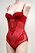  : Venus SEXY HOT RED FISHNET BODYSUIT SHAPER #9590 34A 36A