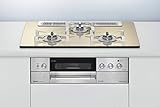 リンナイ ビルトインガスコンロ DELICIAデリシアRHS71W15G23R3-STW ダブルワイド火力バーナー ガラストップ【プロパンガス（LPG）用】