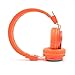 GranVela® Q8 Lightweight Foldable Wireless Bluetooth On-Ear Headphones with Microphone, Micro SD Card Player, FM Radio and 3.5mm Detachable Cable Stereo Headset - Orange