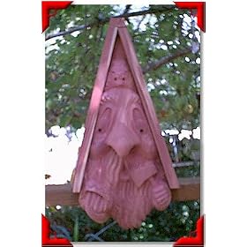 Gnome Birdhouse - Mountain Man by Woodside Gardens