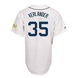 MLB Detroit Tigers Justin Verlander White Home Replica Youth Jersey, White