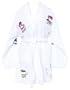 Aegean Coffee Delight White Terrycloth Robe