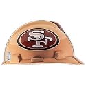 MSA Safety Works 818440 NFL Hard Hat, San Francisco 49ers