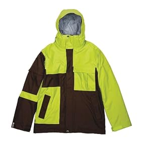 Buy Bonfire Radiant Snowboard Jacket Bark Citron by Bonfire