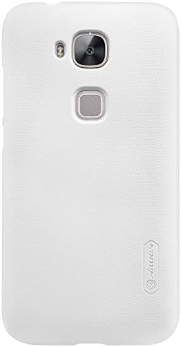 HUAWEI Ascend G8 case , SeeKoo(TM) Nillkin Frosted Matte Shield Hard Cover Skin Case back cover + LCD Protector For HUAWEI Ascend G8 (White)