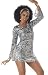 Sexy Adult Halloween Costume 70s Disco Dress Outfit M Womens US Medium (8-10)