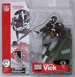 Michael Vick #7 Atlanta Falcons McFarlane NFL Series 4 Rookie Action Figure Debut Black Jersey Variant Chase Alternate Six Inch Action Figure