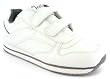 Dr Keller Dr Walker Mens Twin Velcro Fastening Trainers - White/Grey