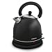 Klarstein Designer Stainless Steel Kettle 2200w 1.8l - Black