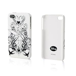 PDP Disney Clip Case and Screen Guard for iPhone 4 (Tinkerbell White)