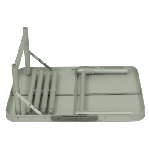 10T portable Single Table de camping 60 x 45 x 59 cm Argent