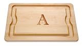 JK Adams 20-by-14-Inch Monogrammed Cutting Board, A