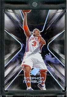 2006-07 Upper Deck SPX #64 Stephon Marbury New York Knicks Basketball Card - Mint Condition - In Protective Display Case