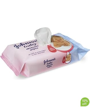 Johnson's Baby Skincare Wipes - 64pk