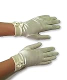 Princess Caitlin Gloves with Pretty Cuff and Bow