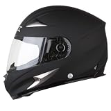 AFX FX-90 Full Face Motorcycle Helmet Flat Black XXL 2XL 0101-3348