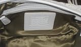 ***LIMITED EDITION, VERY RARE*** Coach Quilted Leather Tassel Hobo Handbag -White-