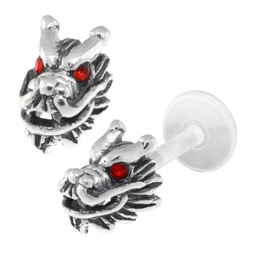 Wounded Heart Sterling Bioplast Piercing