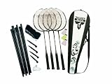 Talbot Torro Badminton Set 4-FIGHTER SET Modell 2010, schwarz-weiss