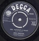 GIRL WITHOUT A HEART 7 INCH (7" 45) UK DECCA 1959