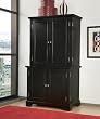 Home Styles Furniture Bedford Cabinet Hutch in Ebony Home Styles Furniture Bedford Cabinet Hutch in Ebony