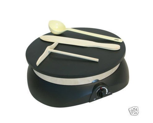 Crepesmaker Profi, 1250 Watt, antihaft, mit 3 teiligem Holzbesteck, CREPES, Crepe
