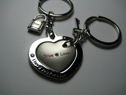 KBF52028 Matching Heart keychain - Gift for couples