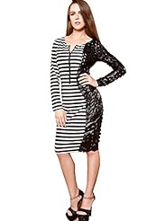 Cocktail Cotton/Leather Bandage Dress/Bodycon Dress/Club Dress/Evening Dress/Party Dress/Wedding Dress 