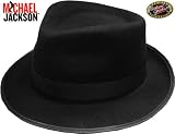 Official Michael Jackson Classic Black Fedora Hat