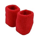 Wrist Band Pair (terry)-Hot Pink