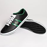 Sanson Mens Shoes In Black/Dark Green By Lacoste Footwear