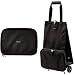 Collapsible Foldable wheeled trolley shopping cart Bag German design, Black