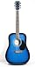 PROFESSIONALLY SET-UP - WESLEY DREADNOUGHT SERIES BLUEBURST ACOUSTIC GUITAR - (Model AG360bls)