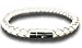 White Braided Leather Bracelet