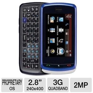 LG Xenon GR500 Unlocked Phone with QWERTY Keyboard, 2MP Camera, GPS and Touch Screen (Blue) LG Xenon GR500 Unlocked Phone with QWERTY Keyboard, 2MP Camera, GPS and Touch Screen (Blue)