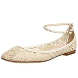 ALL BLACK Women's Lacey Lady Ankle Strap Flat