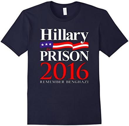 Men's Hillary Clinton For President 2016 T Shirt XL Navy