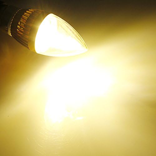 Dimmable E12 9W 3 LED White/Warm White LED Candle Light Bulb 220V