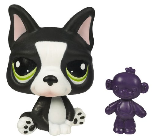 Imagen 1 de Hasbro Littlest Pet Shop Mascotas pet shop B Bulldog francés - Mascota de juguete coleccionable