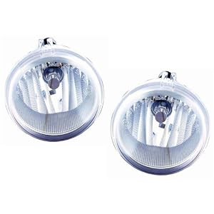 2006-2008 (2007 06 07 08) Dodge Charger Fog Light Assembly - One Pair(Both Driver and Passenger Sides) - DOT Certified Fog Light