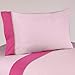 Pink and Green Flower Collection Girls Toddler Bedding 5 Piece Set